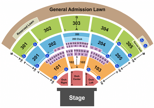 North Island Credit Union Amphitheatre Pitbull Seating Chart